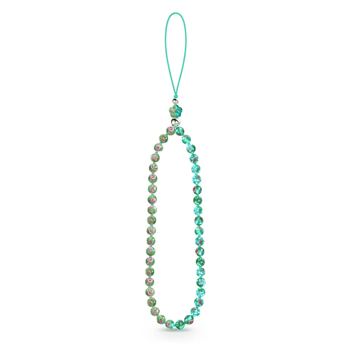 Blue Mistletoe | Firefly Glass | Phone Charm Strap