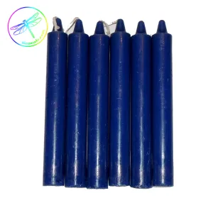 Blue Taper Candle