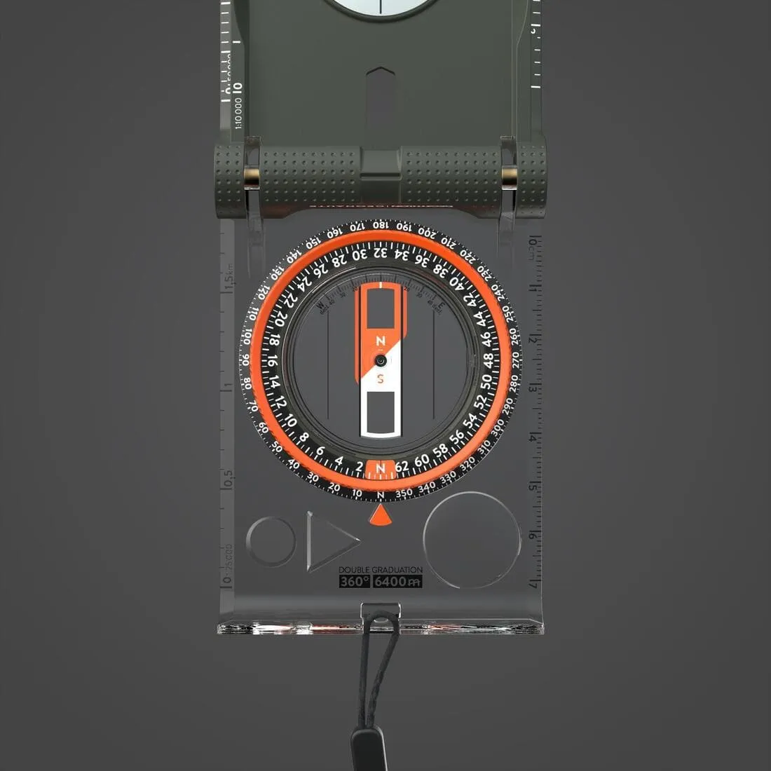 Boussole à miroir de visée en degrés et millièmes Explorer 900