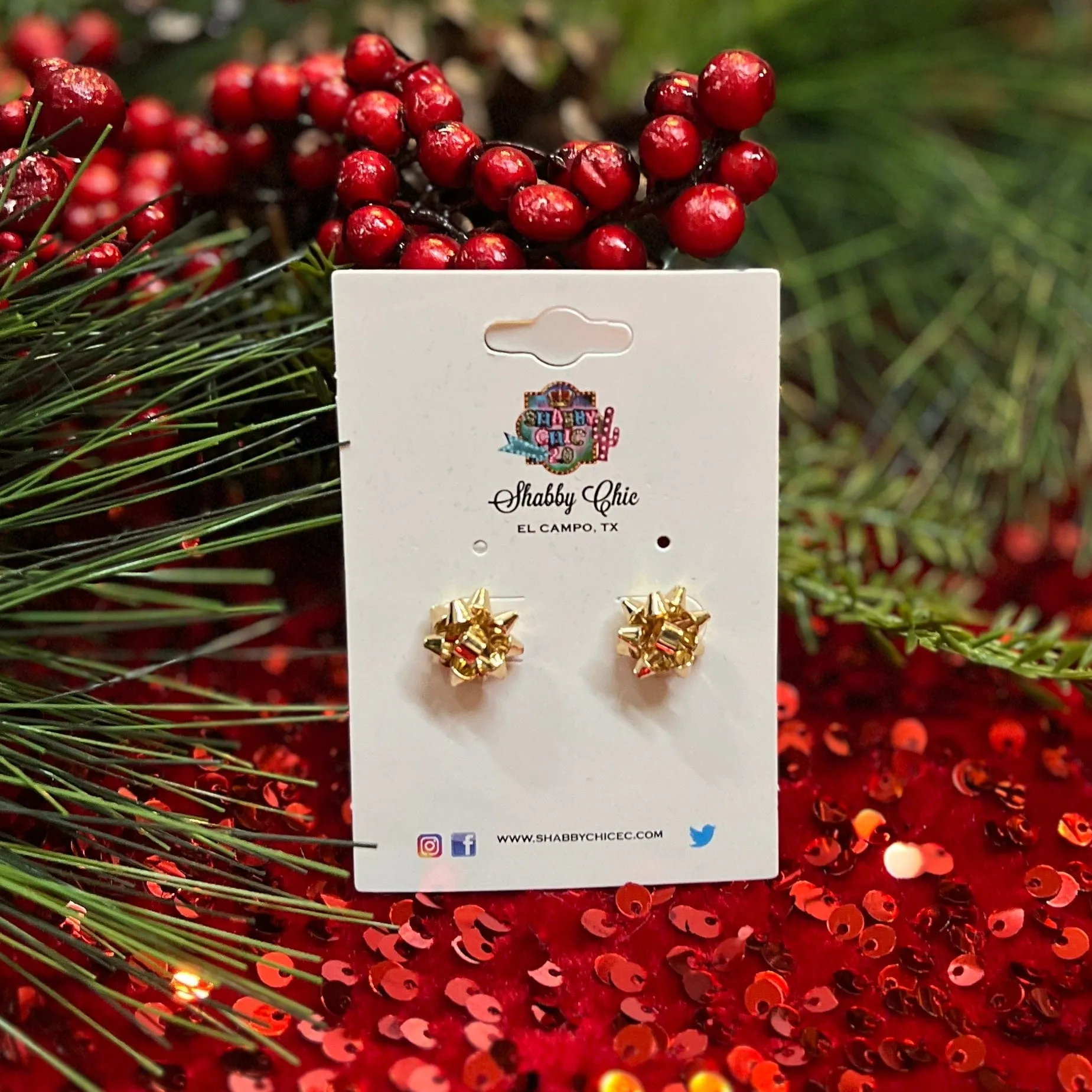 Bow Stud Earrings