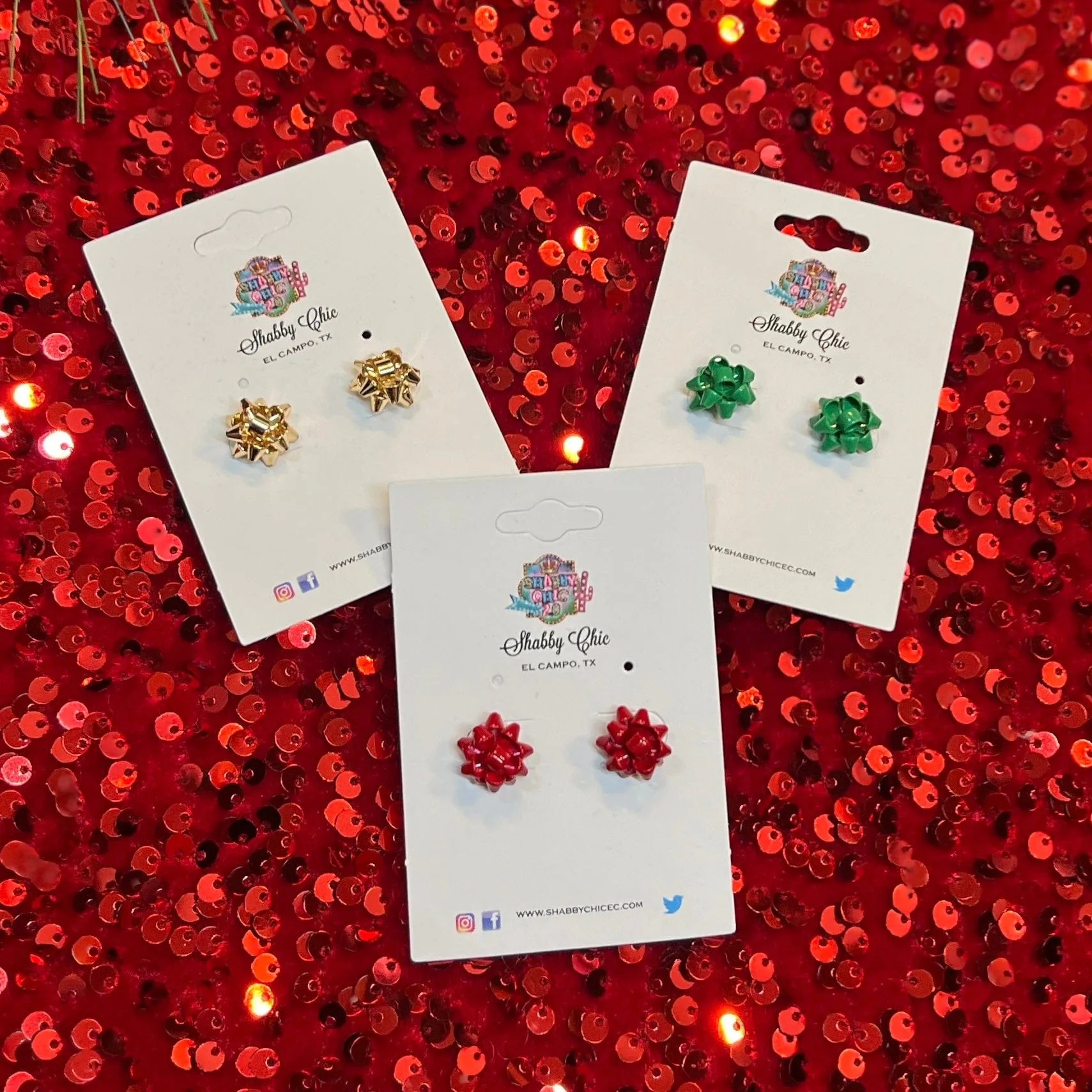 Bow Stud Earrings