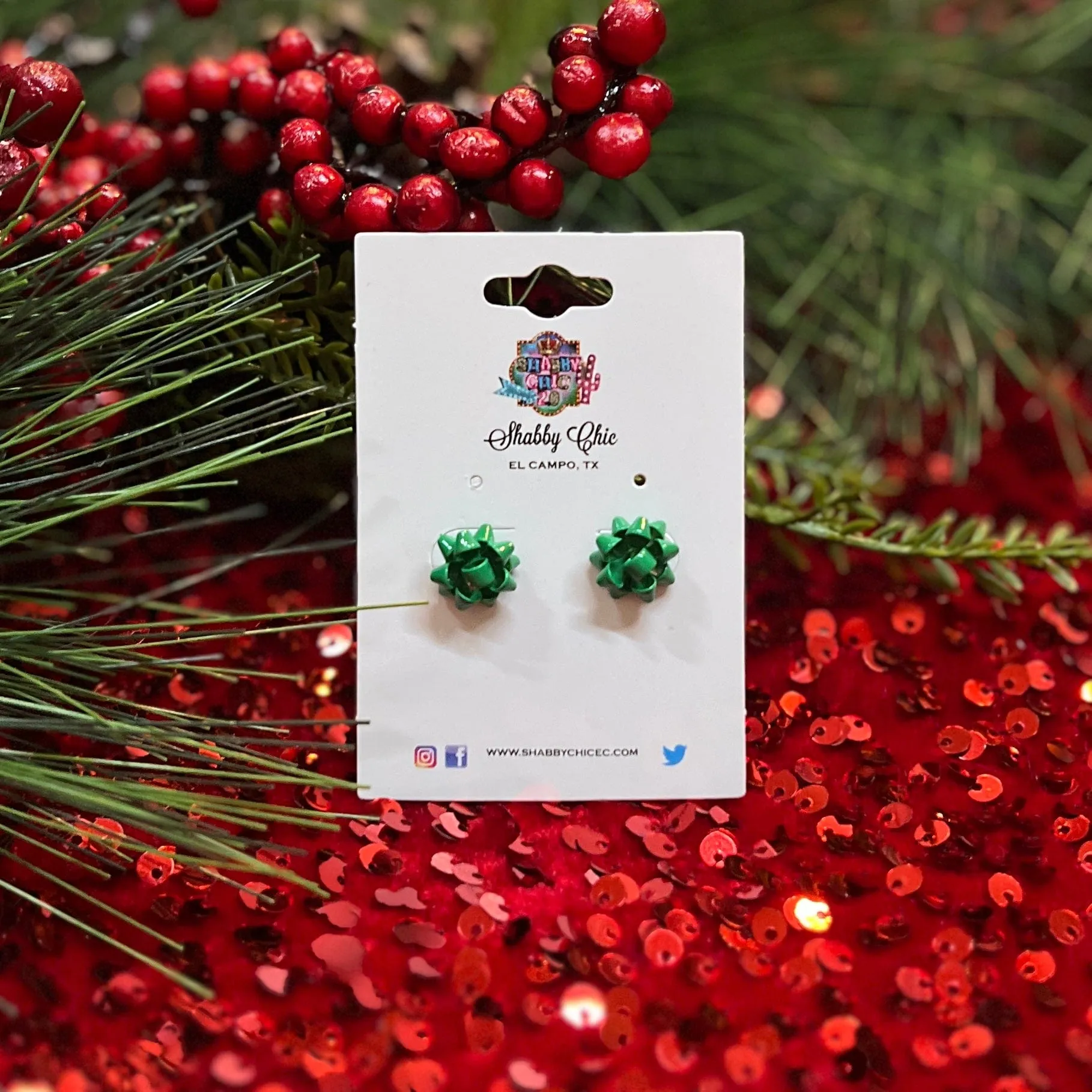 Bow Stud Earrings