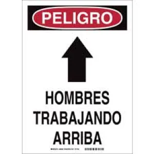 Brady PELIGRO Hombres Trabajando Arriba Sign/ Buy online