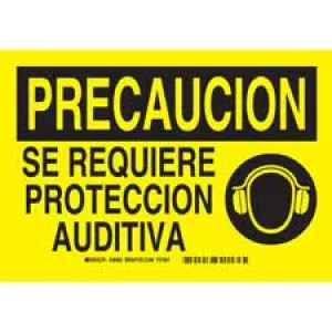 Brady PRECAUCION Se Requiere Proteccion Auditiva Sign/ Buy online