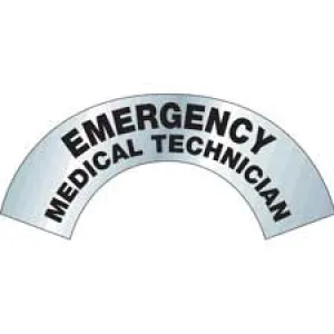 Bradylite EMERGENCY MEDICAL TECHNICIAN Hard Hat Label