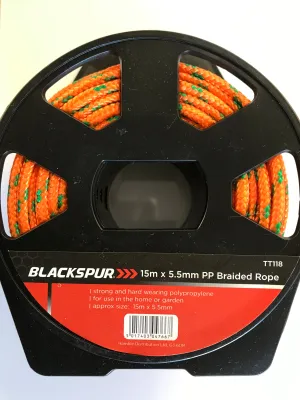 Braided Rope PP 15mt x 5.5mm