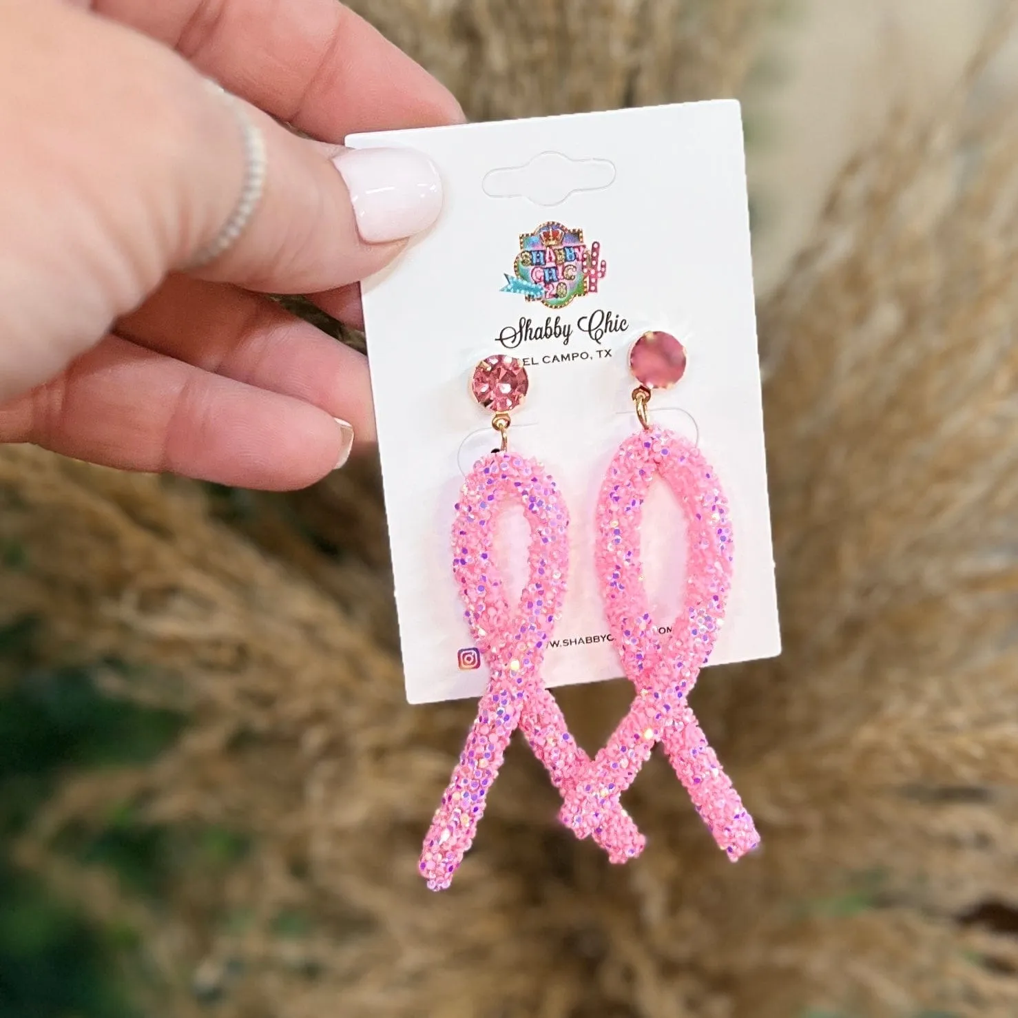 Breast Cancer Awareness Earrings