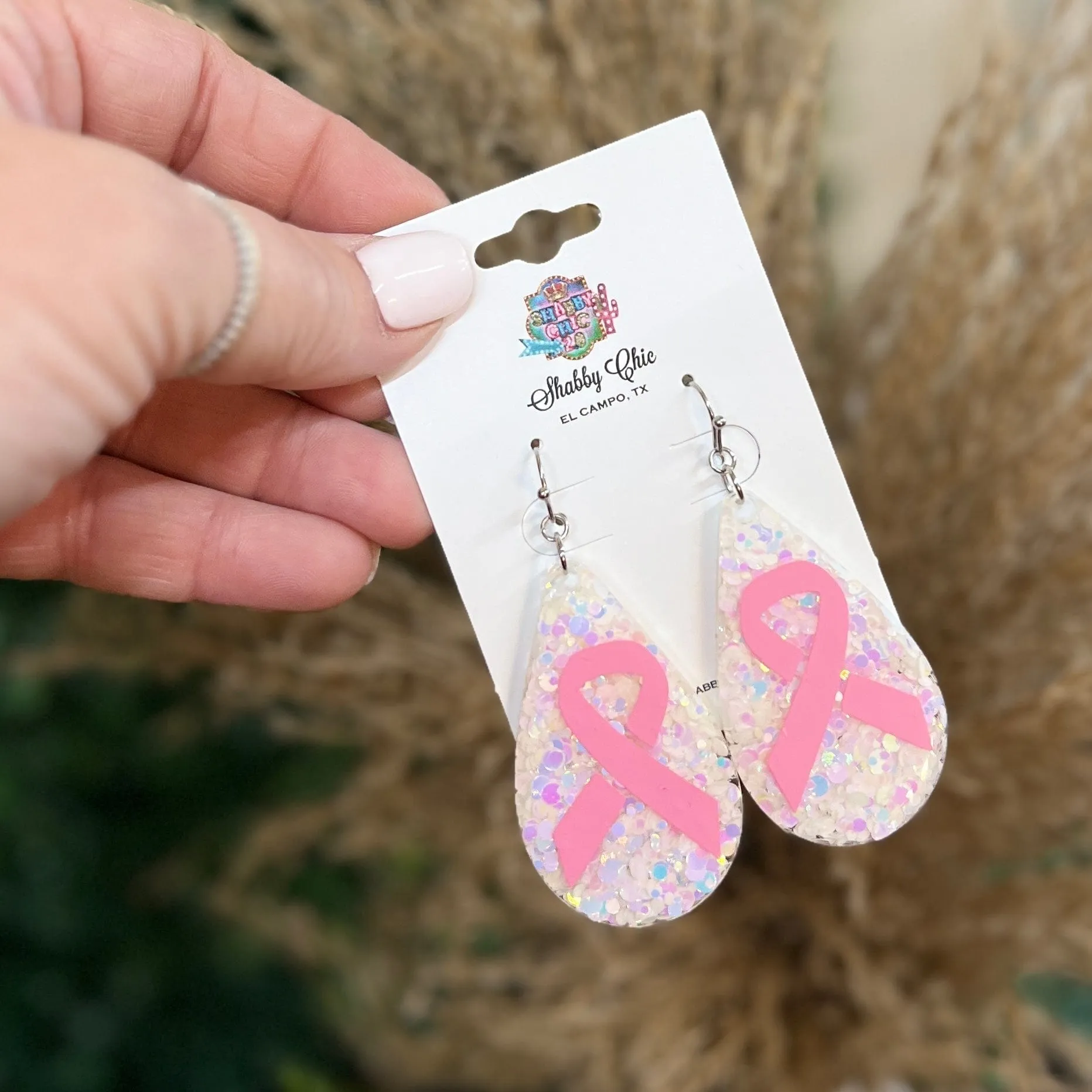 Breast Cancer Awareness Earrings