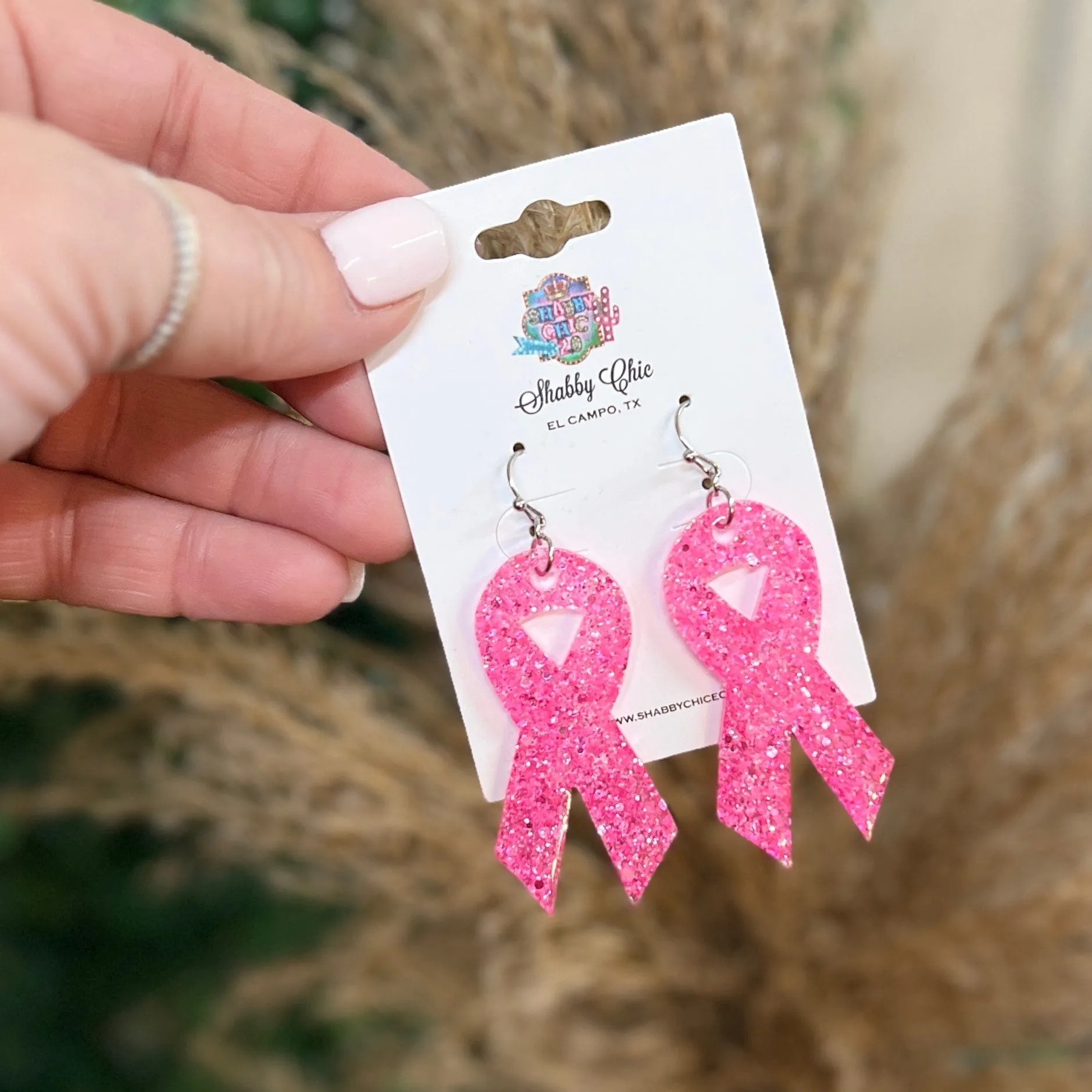 Breast Cancer Awareness Earrings