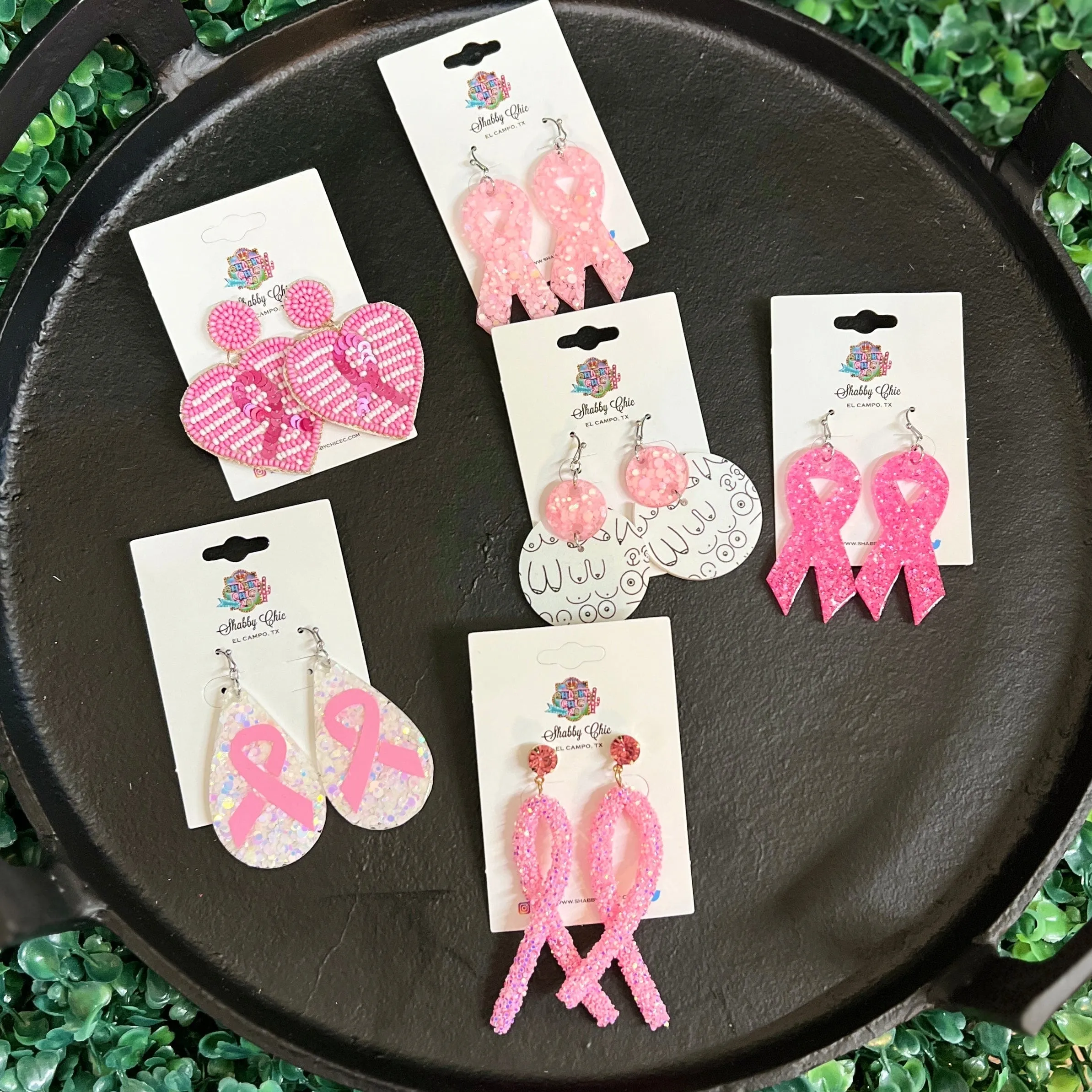 Breast Cancer Awareness Earrings