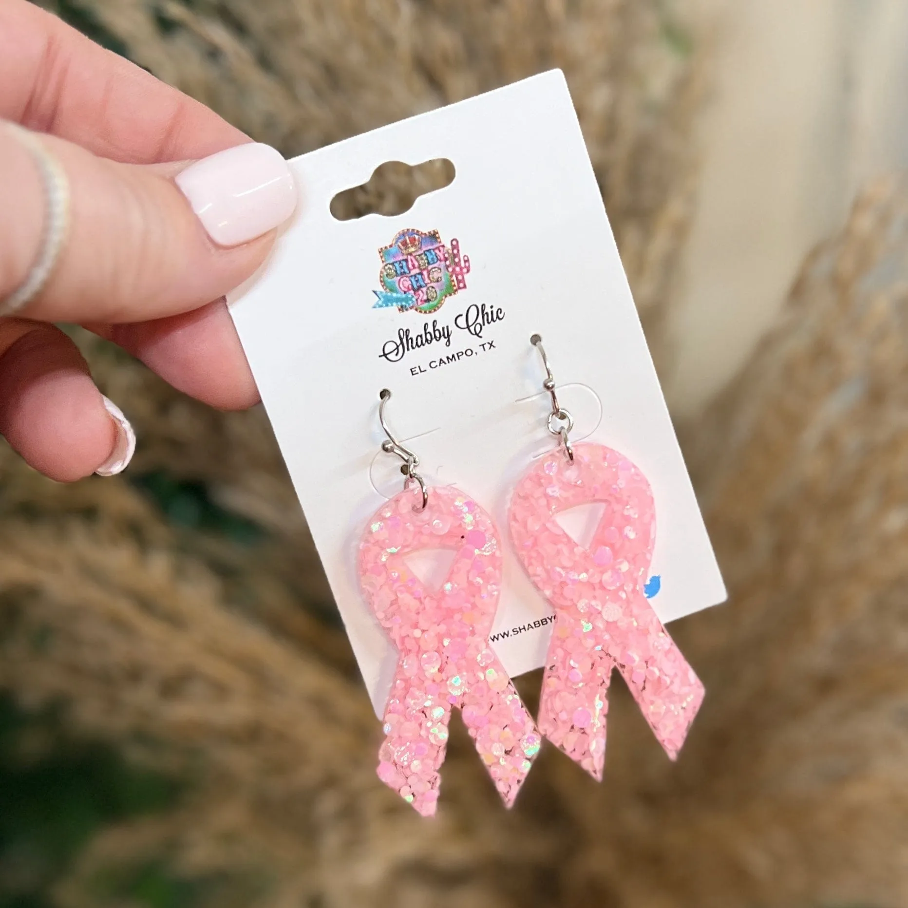Breast Cancer Awareness Earrings