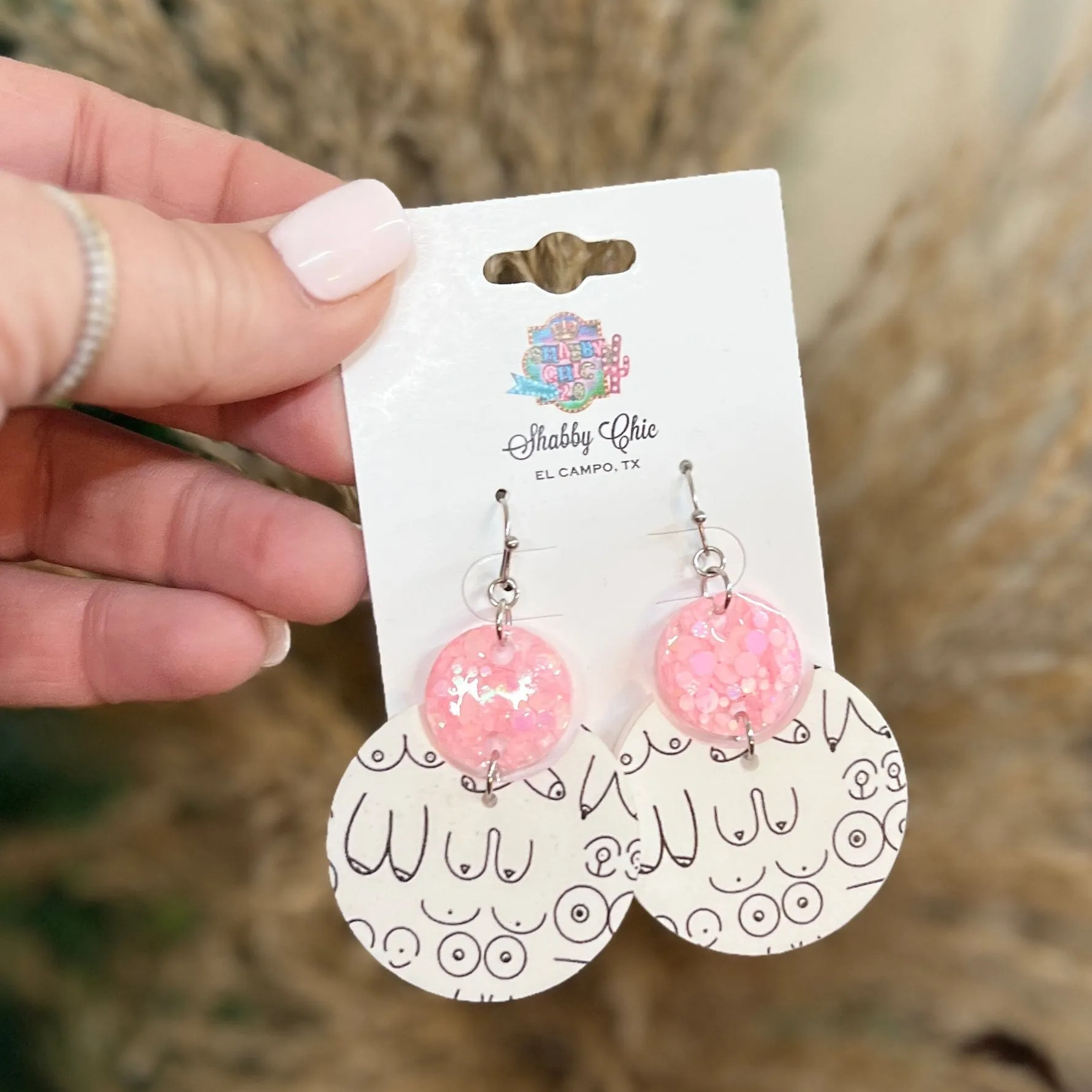 Breast Cancer Awareness Earrings