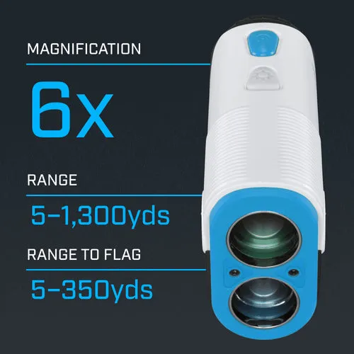 Bushnell A1-Slope Ultra-Compact Golf Laser Rangefinder with Slope Technology, 6x Magnification, Magnetic Mount, Precision Up to 1,300 Yards, Weather-Resistant Design | Wearable4U Bundle