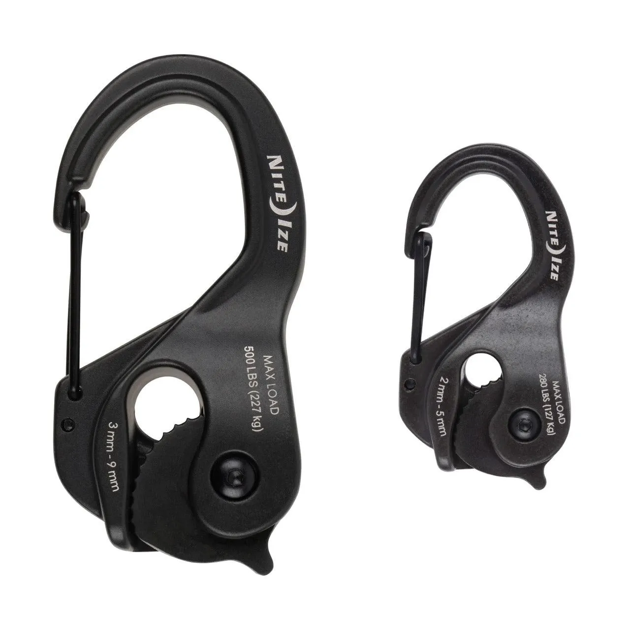 CamJam XT(TM) Aluminum Rope Tightener plus 3m Paracord, black - large
