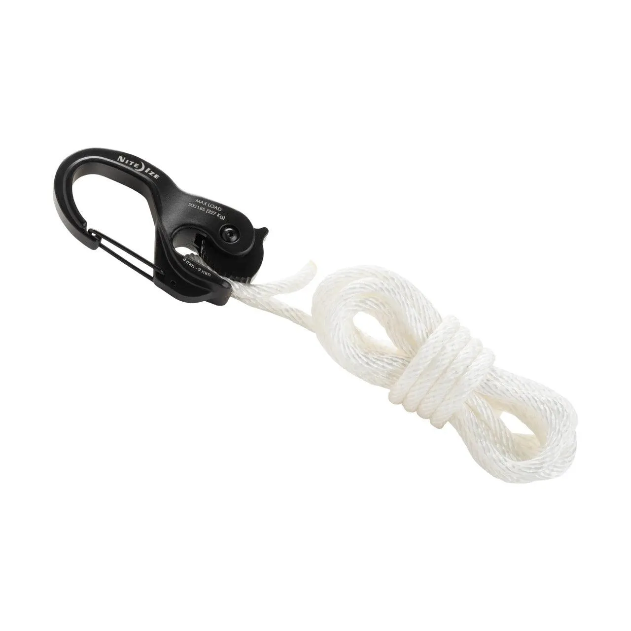 CamJam XT(TM) Aluminum Rope Tightener plus 3m Paracord, black - large