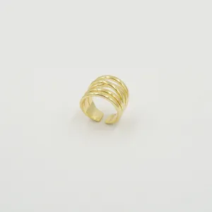 Candere Adjustable Ring Gold Plated