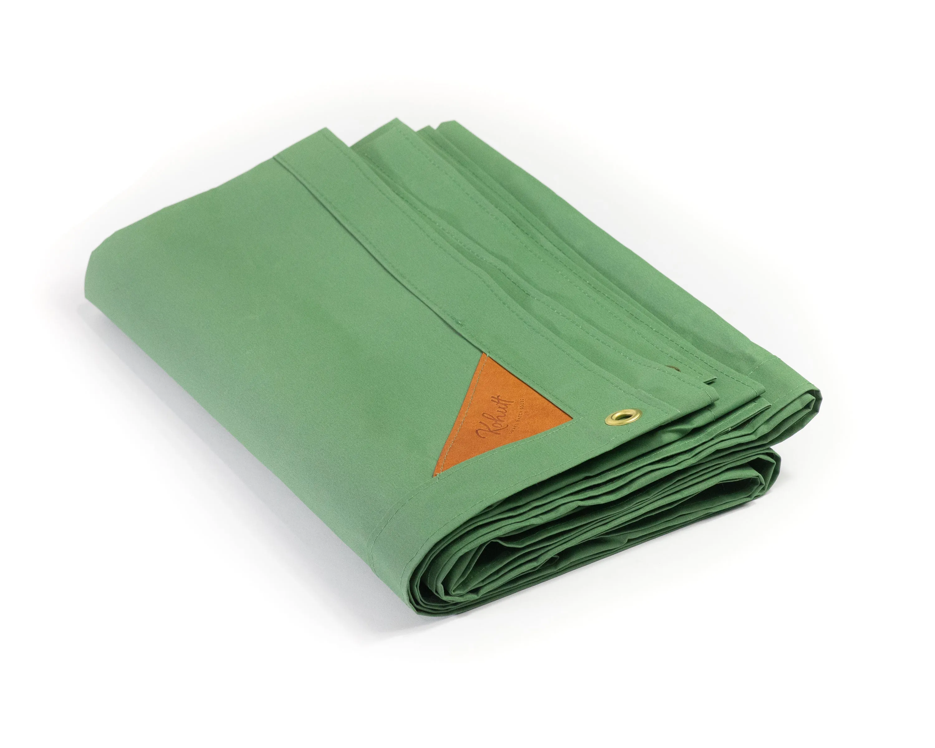 Canvas field rug in evergreen