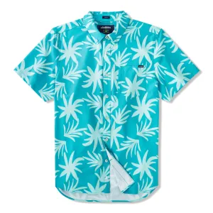 Chubbies The Madness Performance Short Sleeve Sport Shirt - Teal
