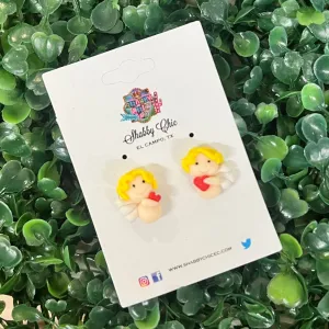 Clay Cupid Earrings
