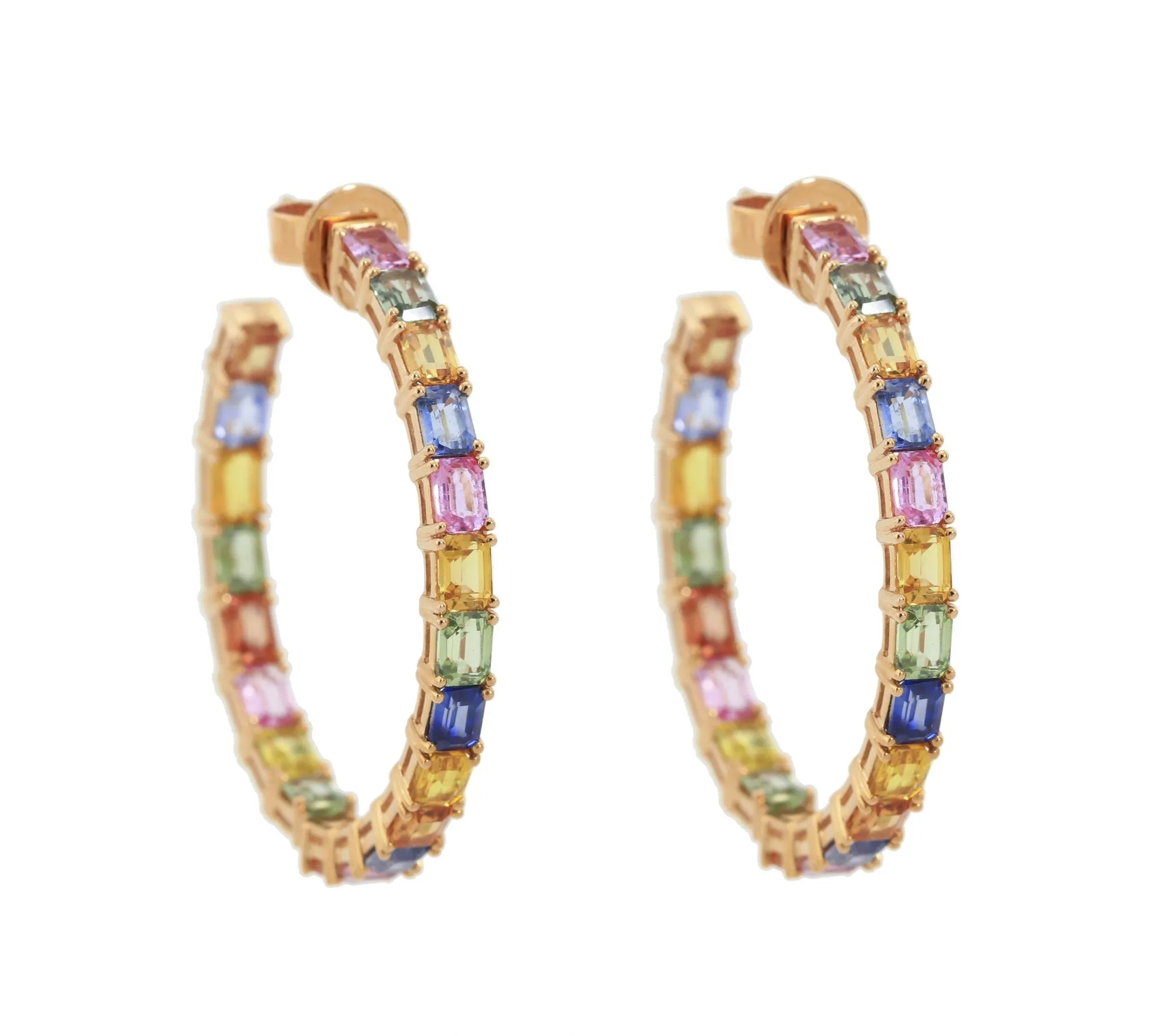 Color Gemstone Earrings E40506