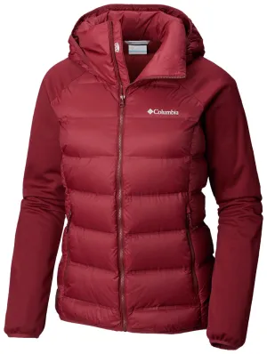Columbia Women Red Explorer Falls Hybrid Jacket
