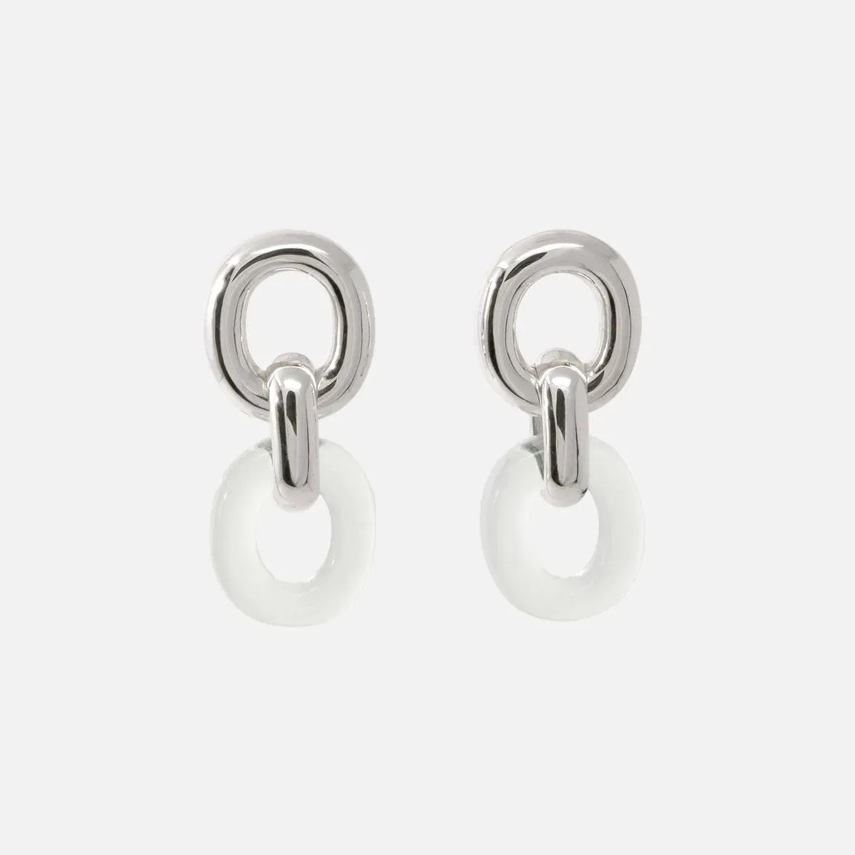 Connected Loop Earrings