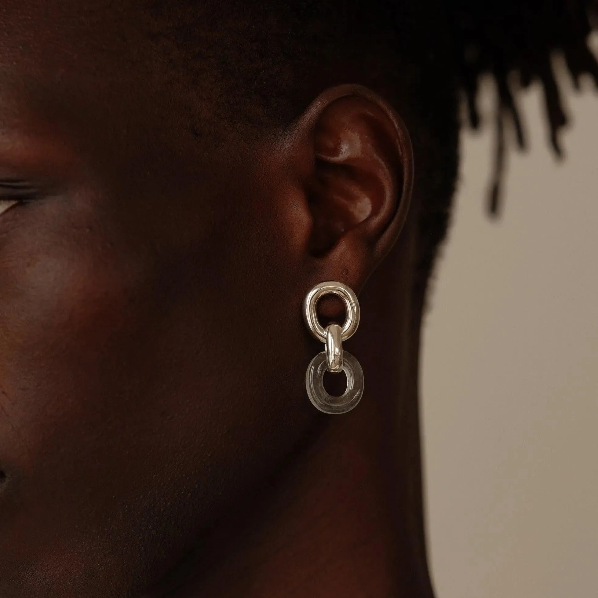 Connected Loop Earrings