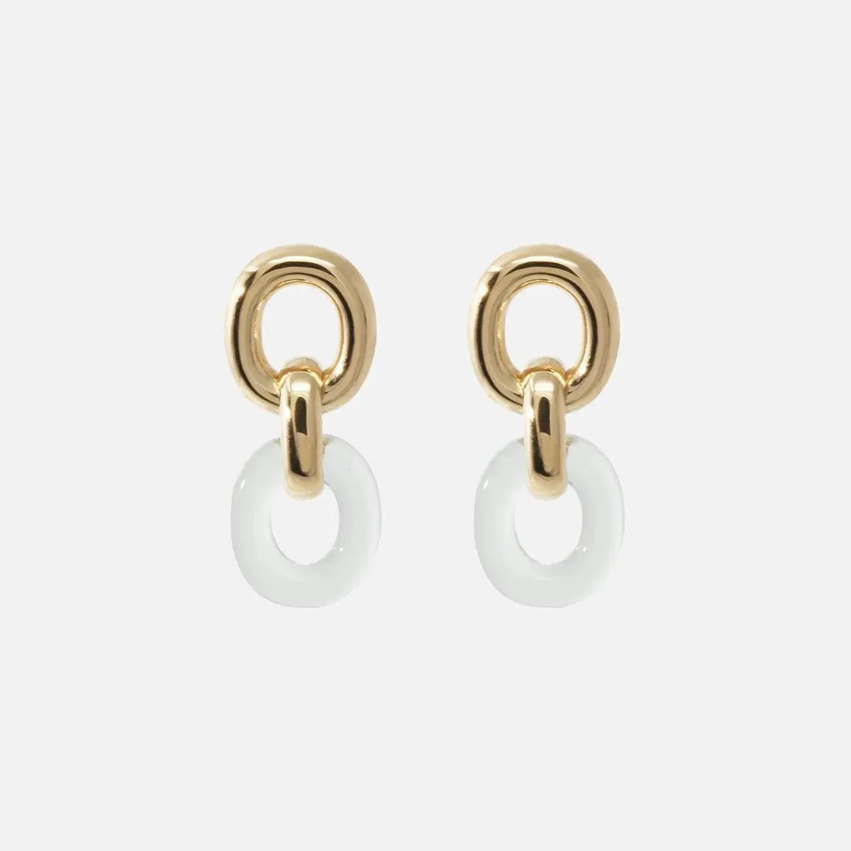 Connected Loop Earrings