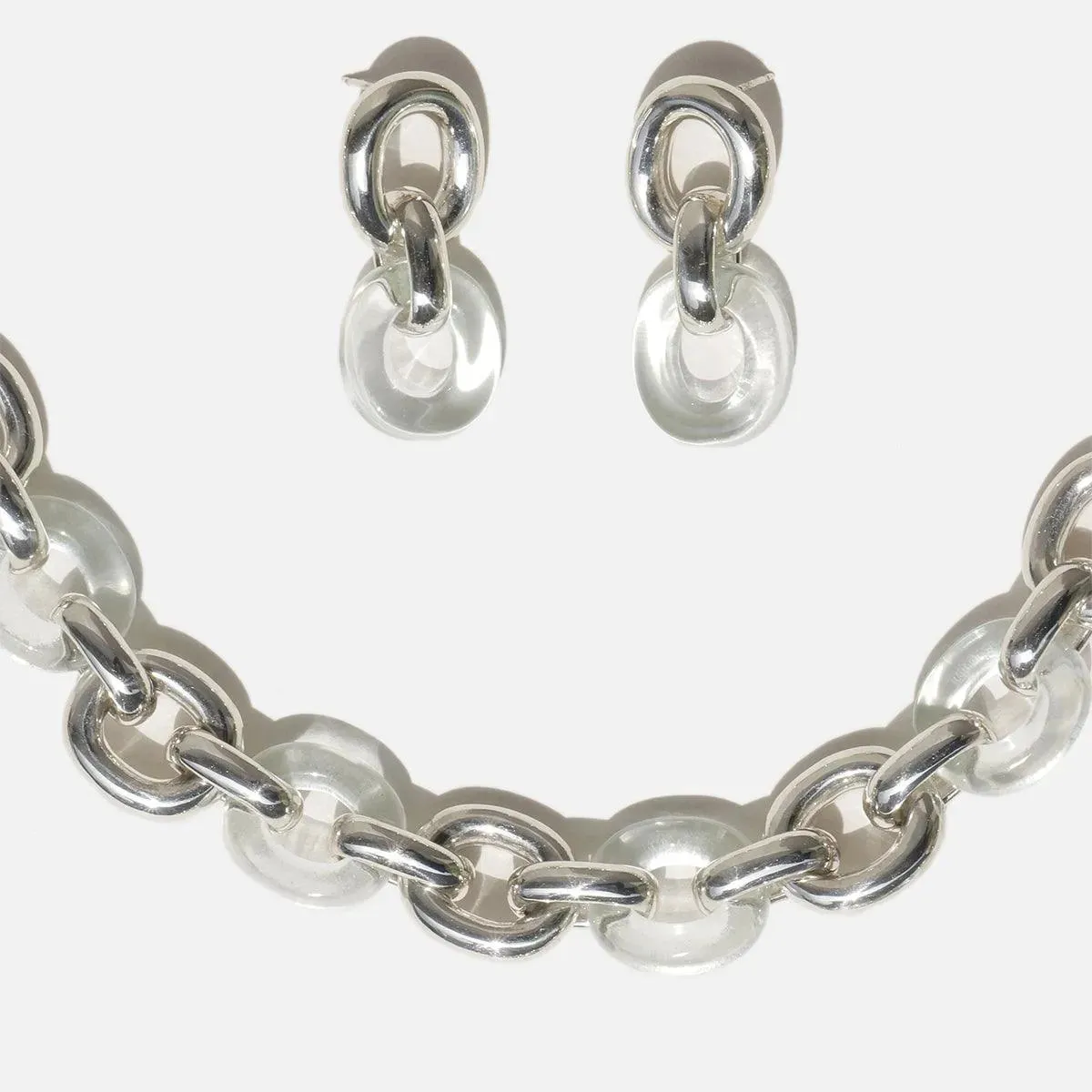 Connected Loop Earrings