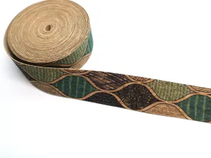 Cork Ribbon By the Yard  - Moroccan Waves