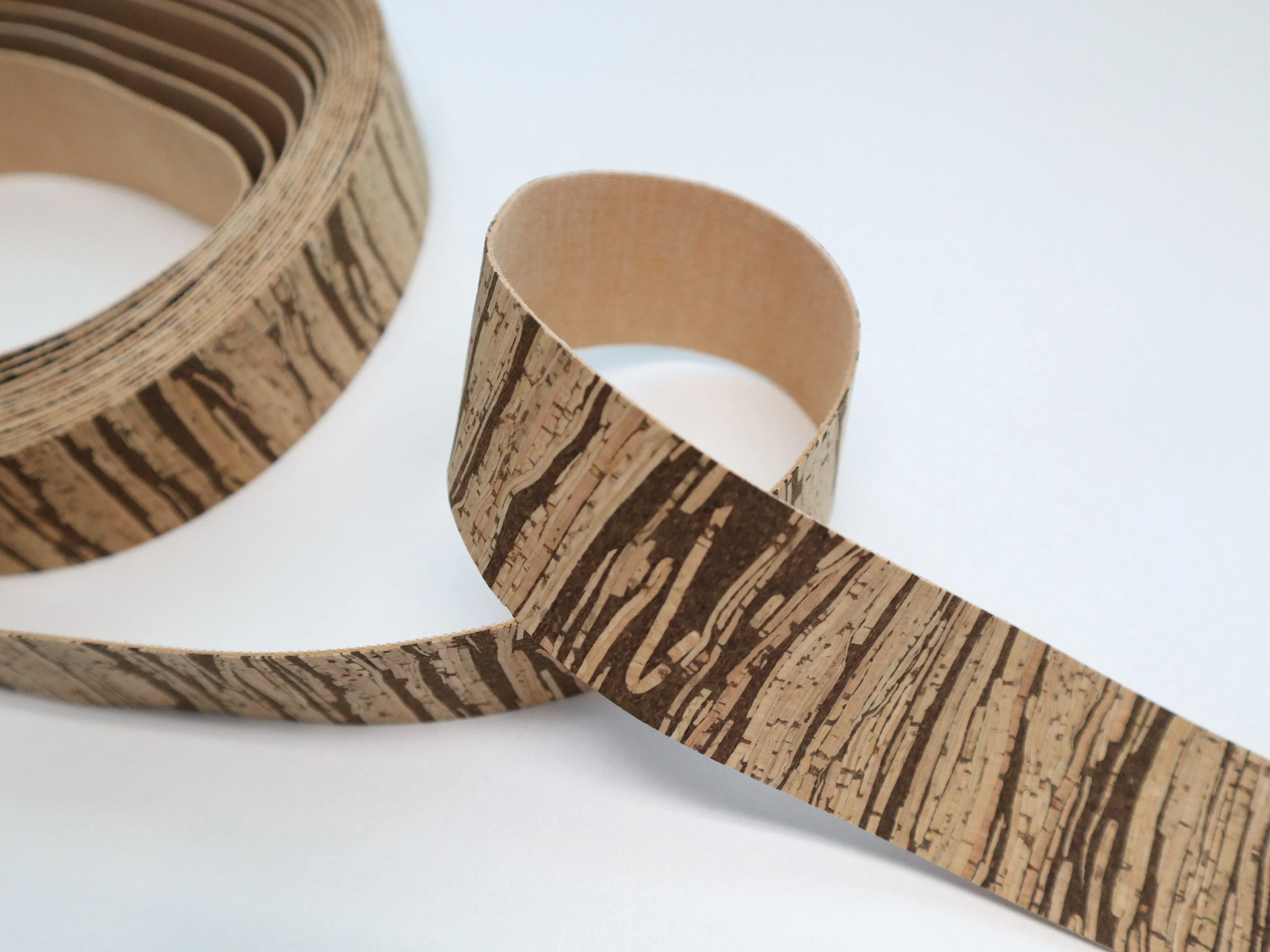 Cork Ribbon By the Yard - Natural Waves