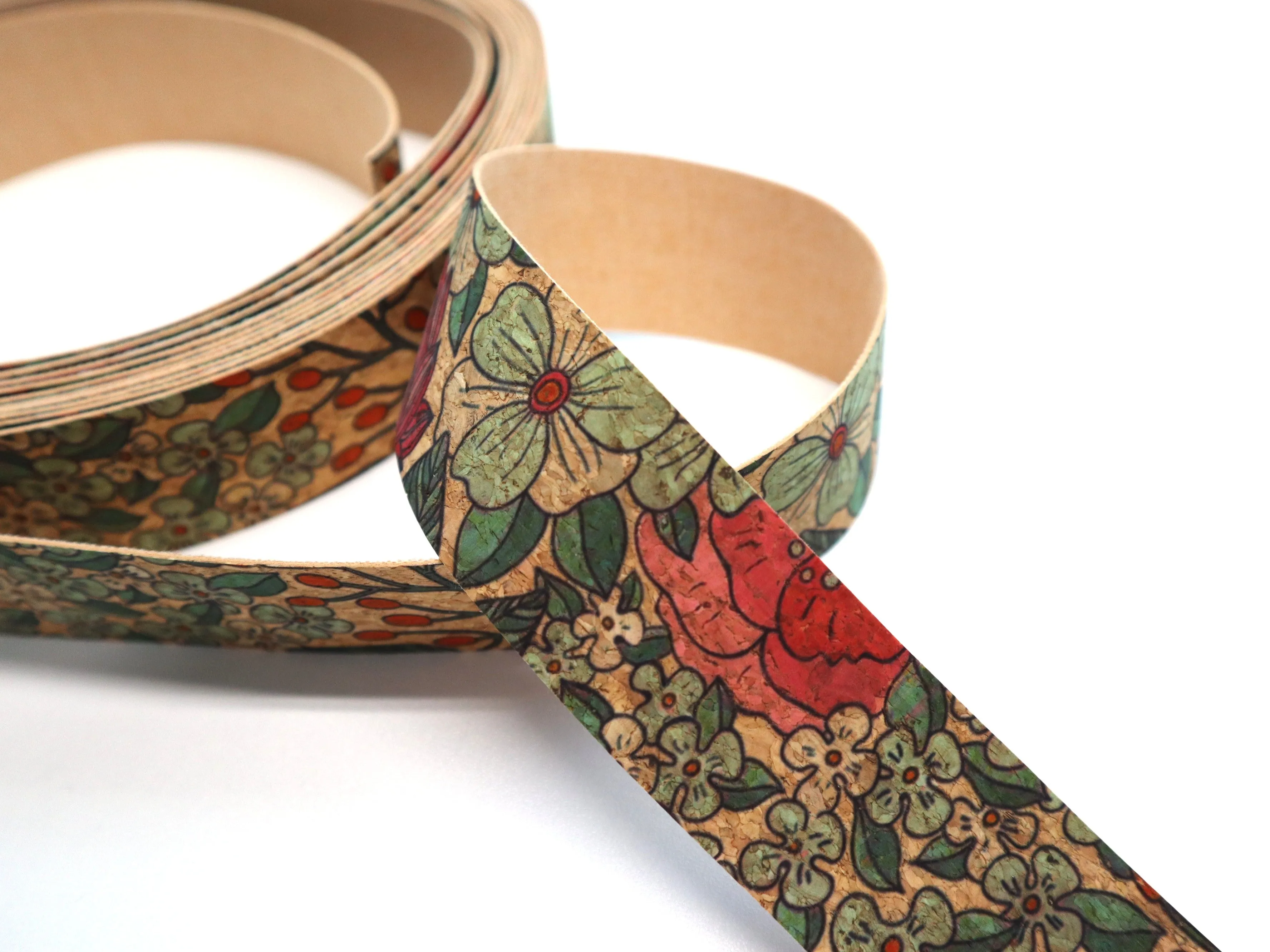 Cork Ribbon By the Yard - Summer Bloom