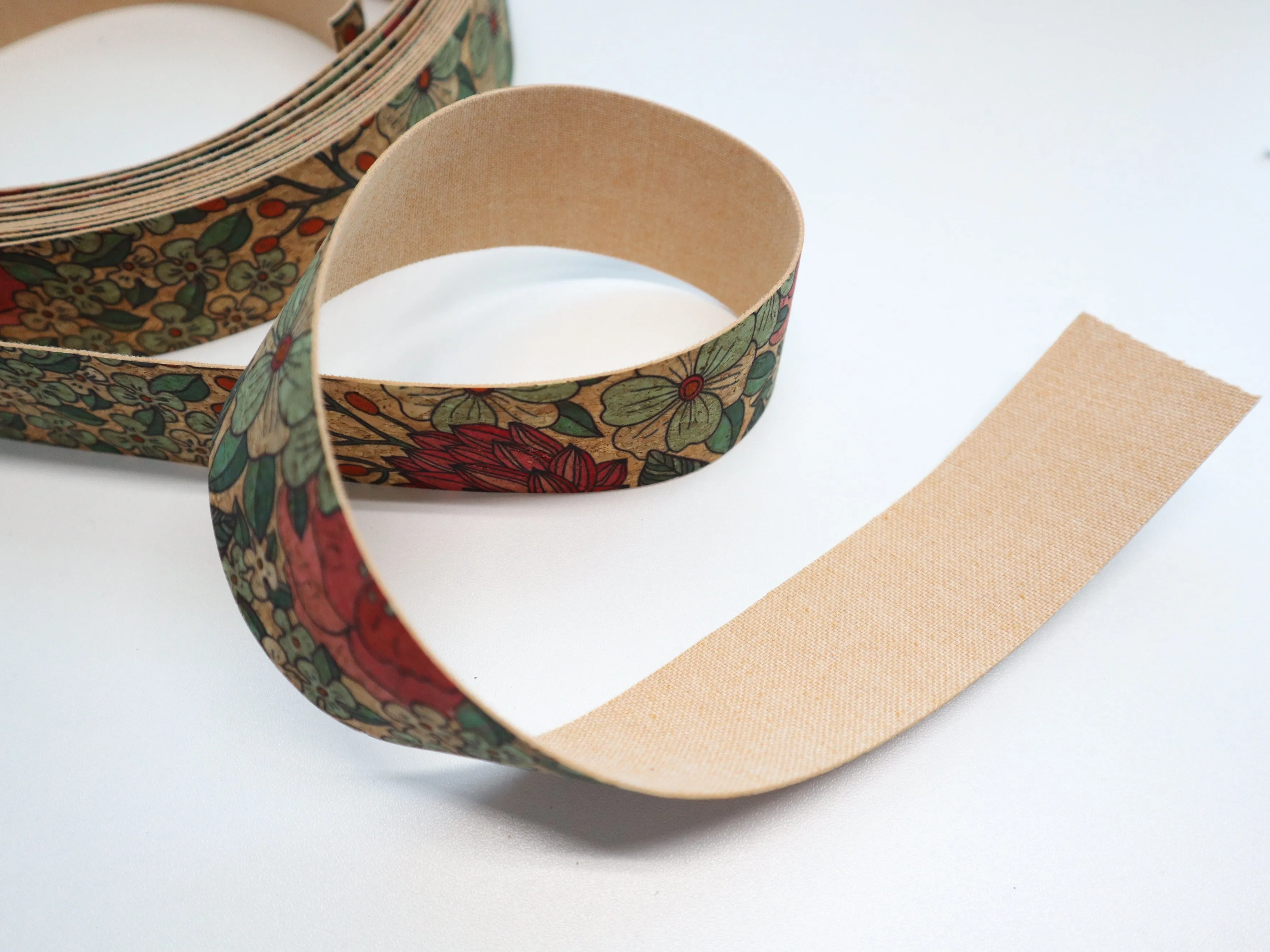 Cork Ribbon By the Yard - Summer Bloom