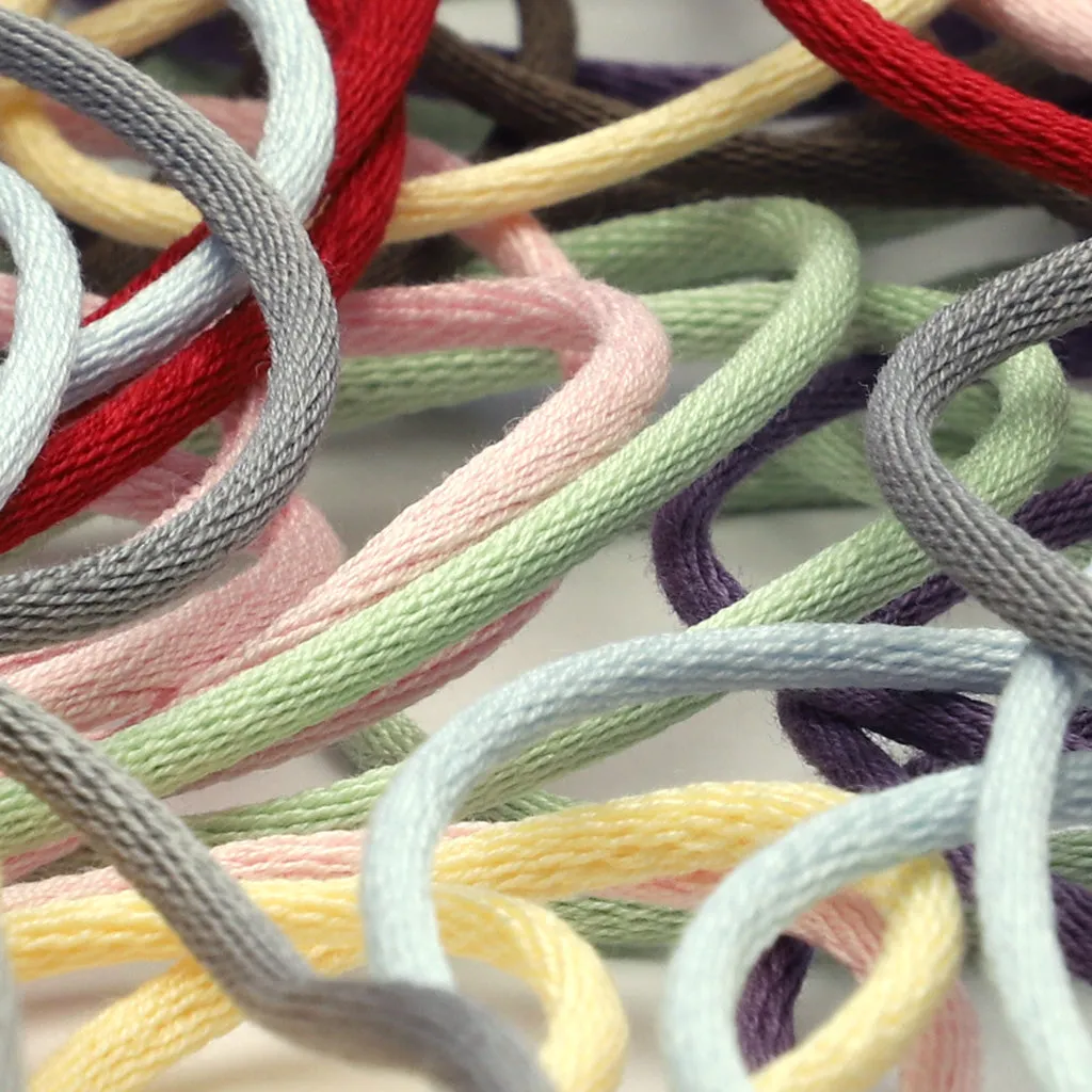 Cotton Satin Cord #01 White
