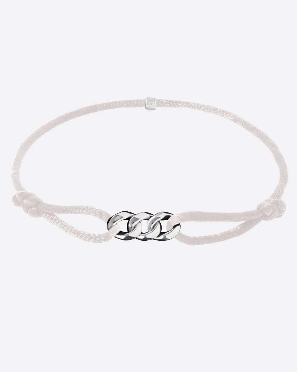 CUBAN LINK CORD BRACELET.