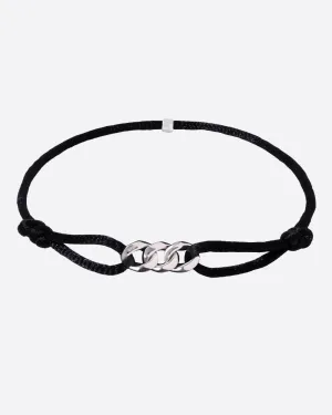 CUBAN LINK CORD BRACELET.
