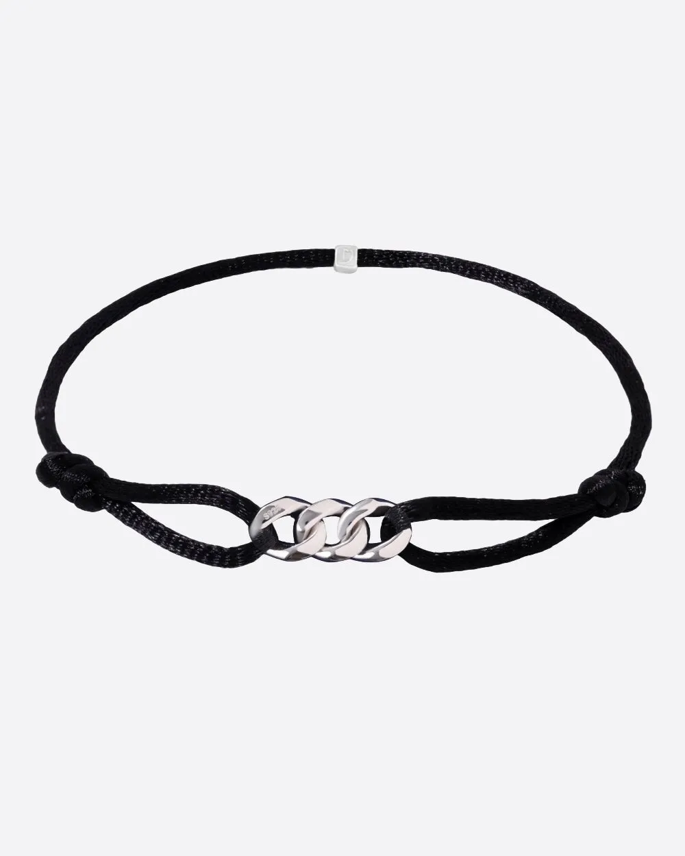 CUBAN LINK CORD BRACELET.