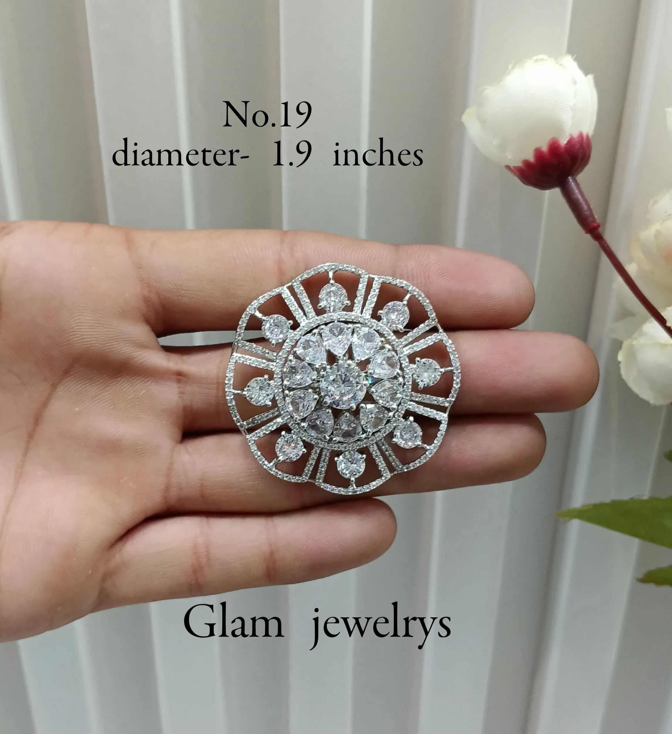 CZ American Diamond Adjustable Indian Finger Rings