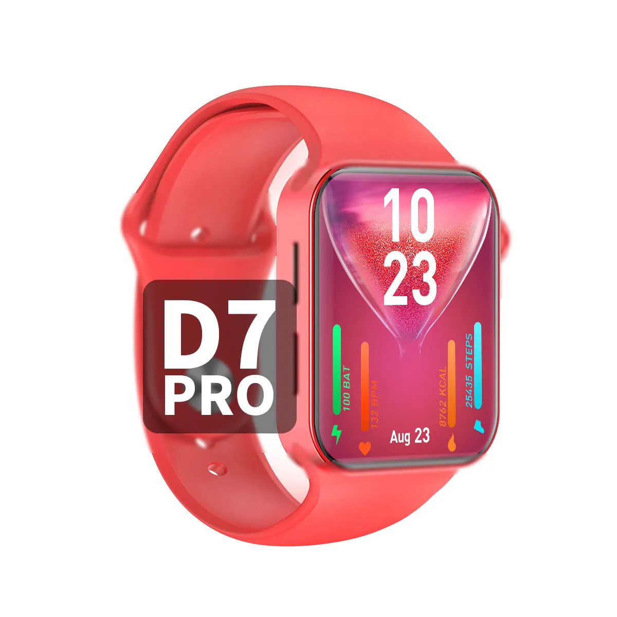 D7 Pro with big memory 256M music player Vfit app watch smart water proof