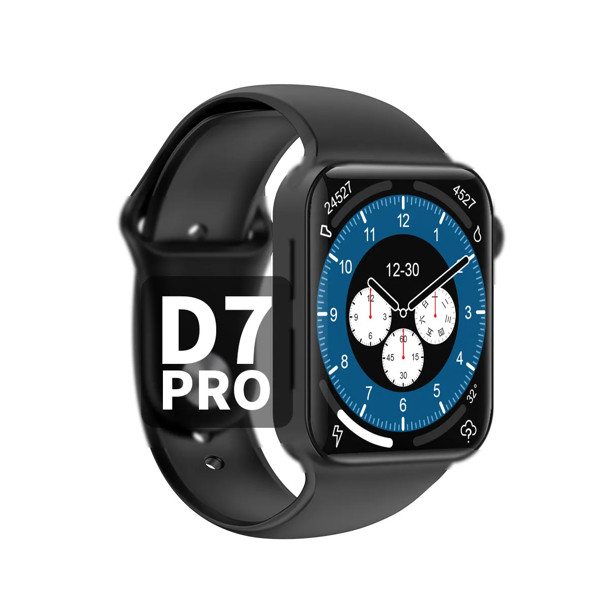 D7 Pro with big memory 256M music player Vfit app watch smart water proof