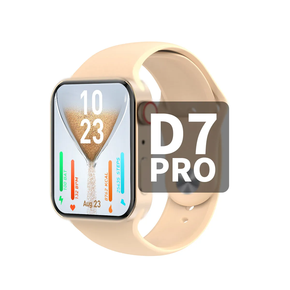 D7 Pro with big memory 256M music player Vfit app watch smart water proof
