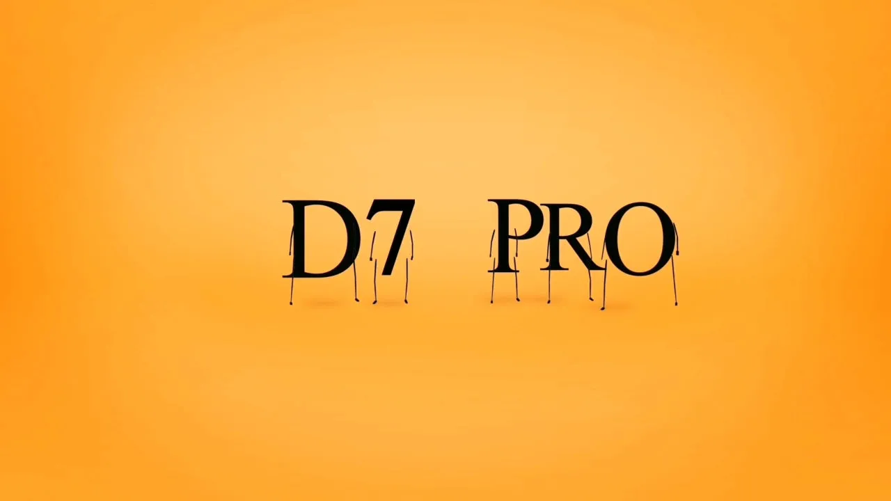 D7 Pro with big memory 256M music player Vfit app watch smart water proof