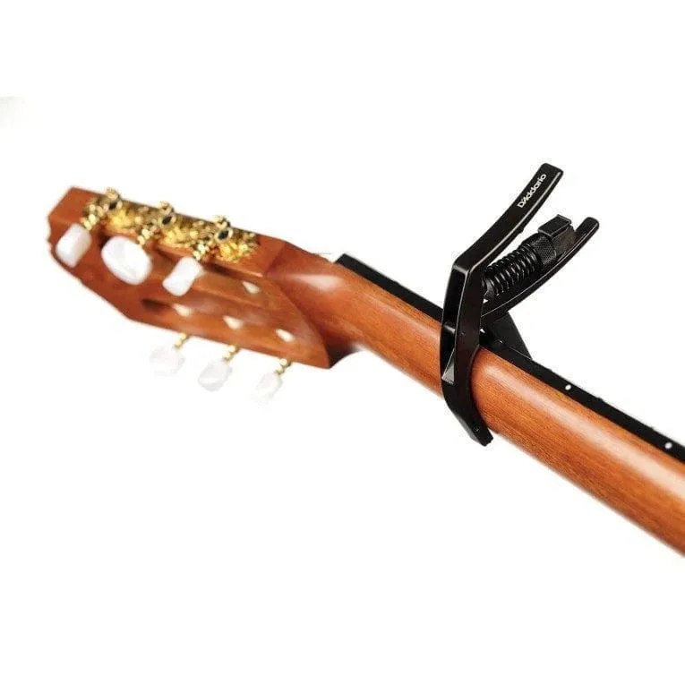 D'Addario PW-CP-13 Planet Waves Artist Classical Capo Adjustable Tension- Black