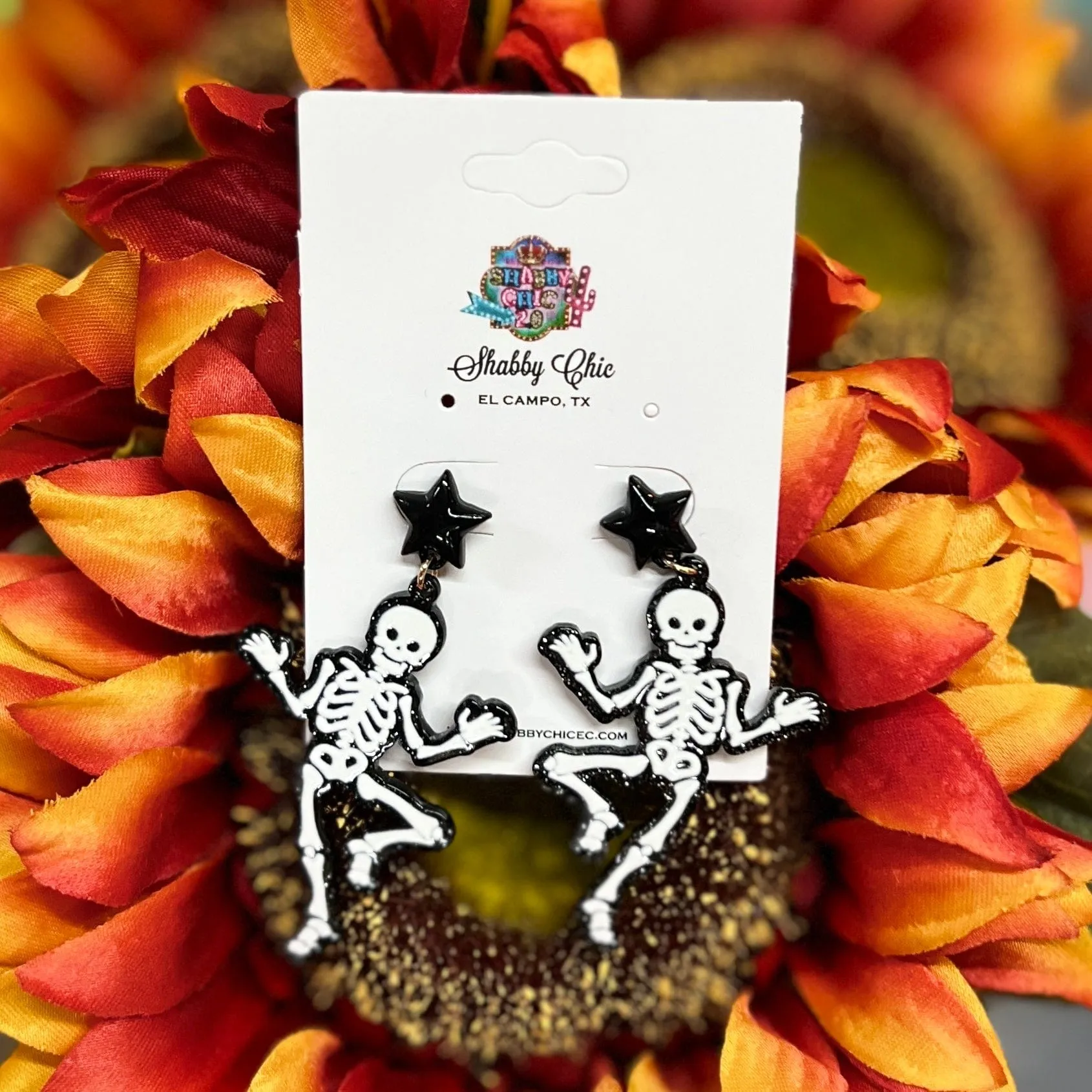 Dancing Skeleton Earrings