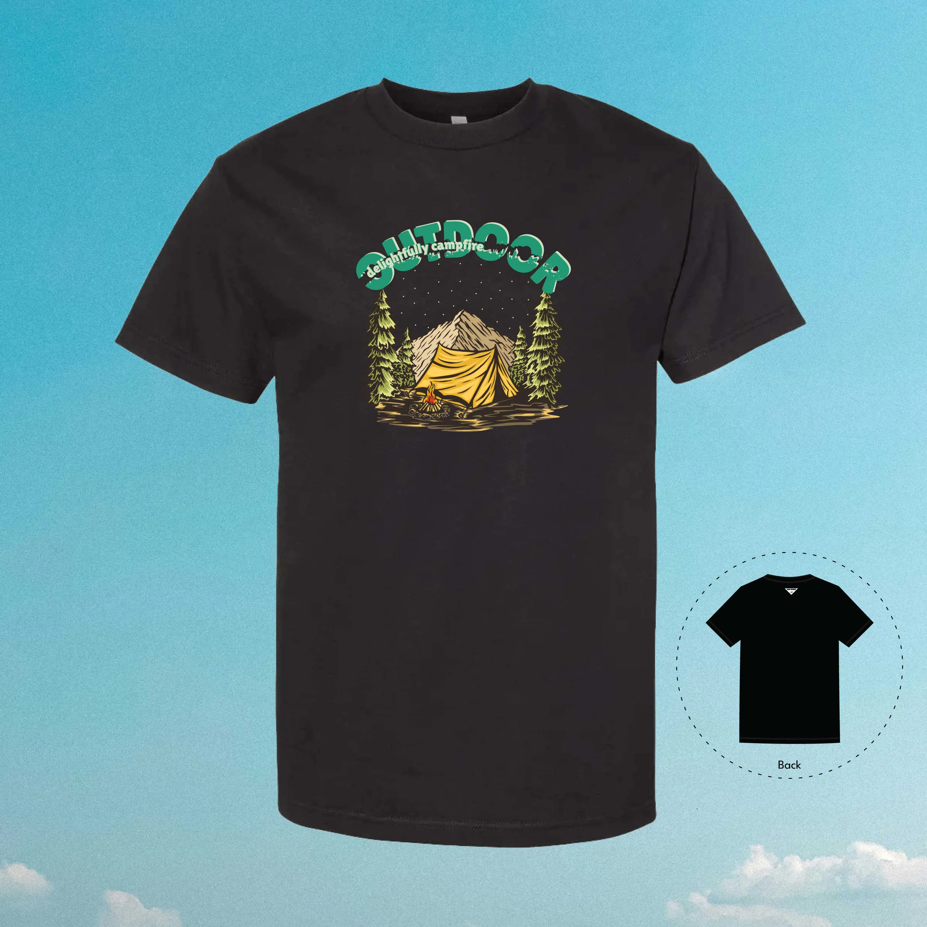 DELIGHTFULLY CAMPFIRE | Expedition T-Shirt