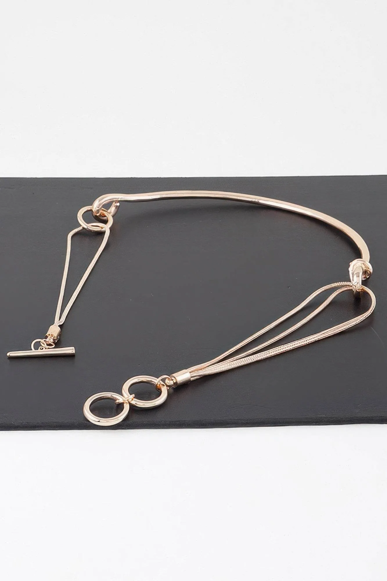 Double Toggle Rope Necklace