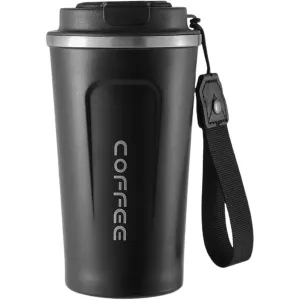 Double Wall Stainless Steel Vacuum Mug with LED Temperature Display
