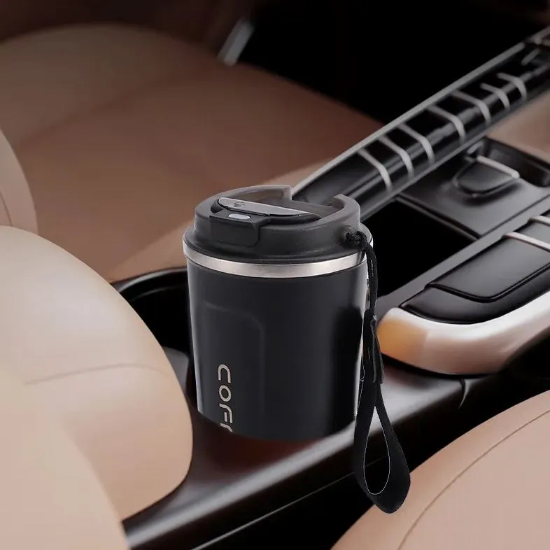 Double Wall Stainless Steel Vacuum Mug with LED Temperature Display
