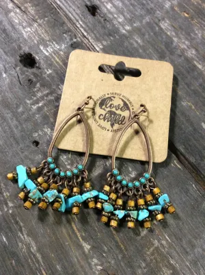 Drop loop Earrings