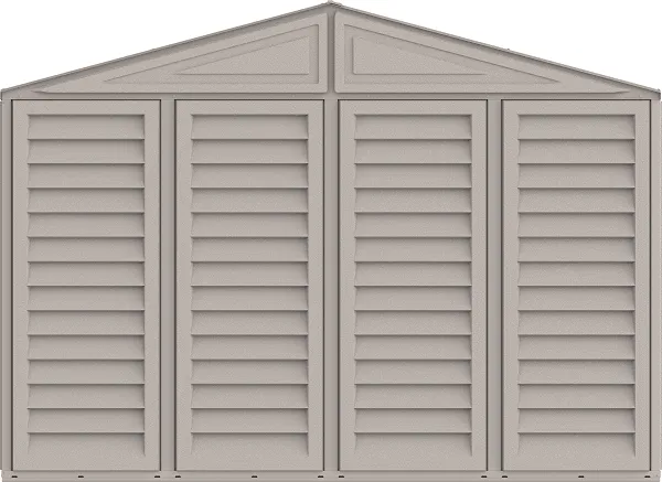 Duramax Vinyl Garage 10.5x23 w/ Foundation 2 Windows 15326